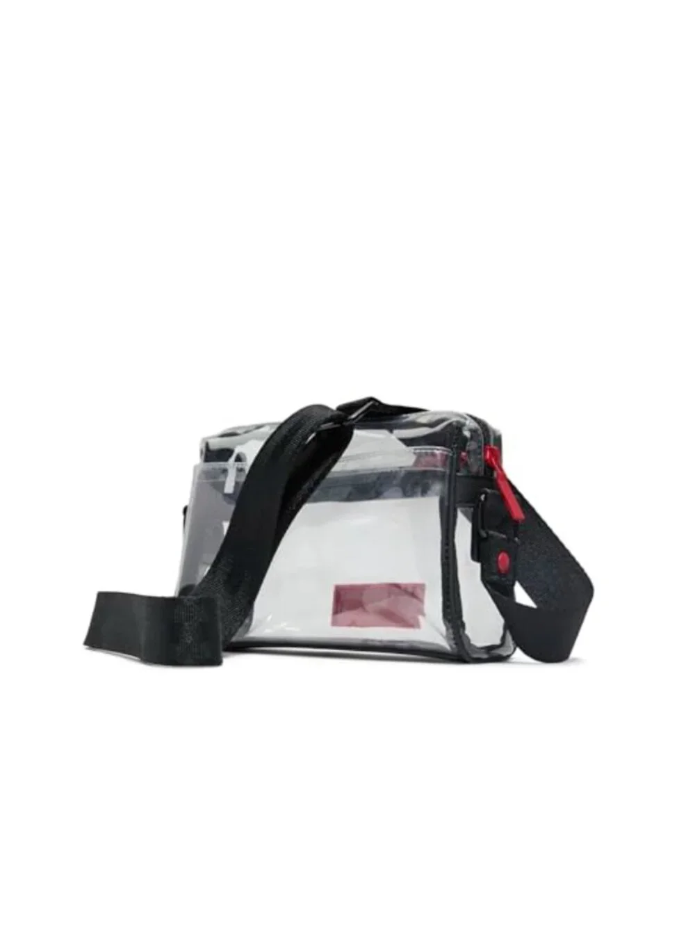 Clear Crossbody Bag Adjustable Strap Zippered Compartments